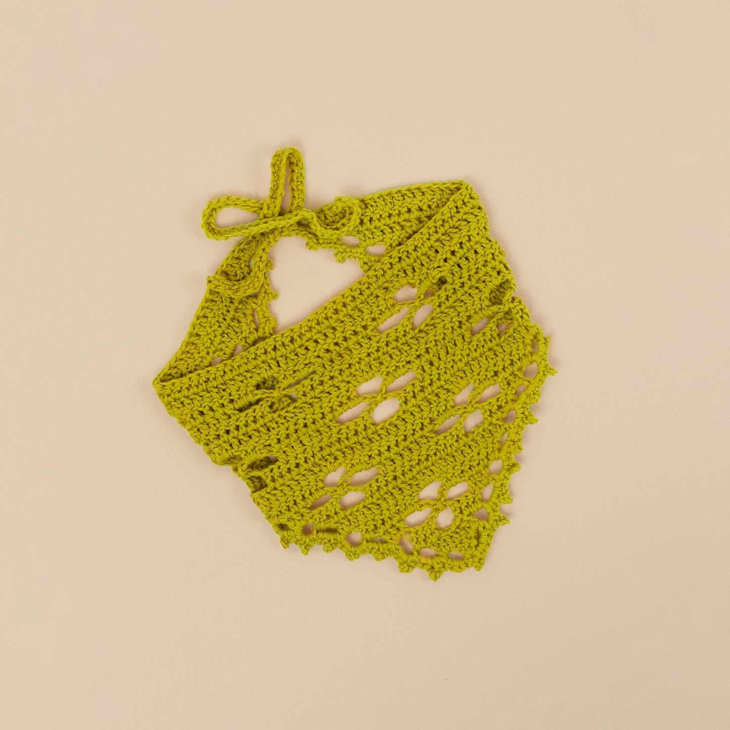 Algae Ecology-Inspired Crochet Bandana